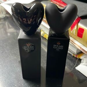 Black Candle Holders…one pair